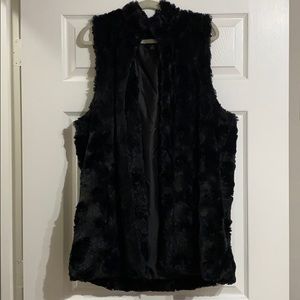 faux fur vest